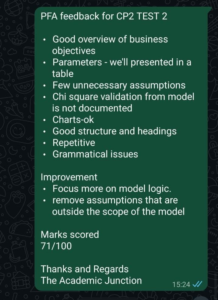 Checked answer copy - CP2 Test Series